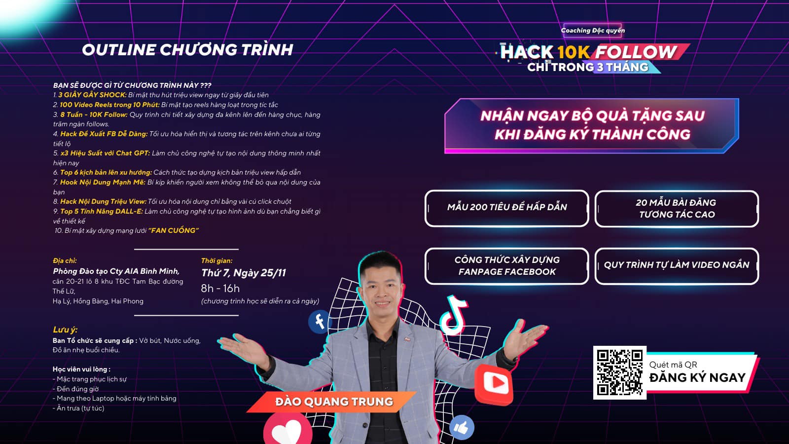 Xây kênh HACK 10K Follow